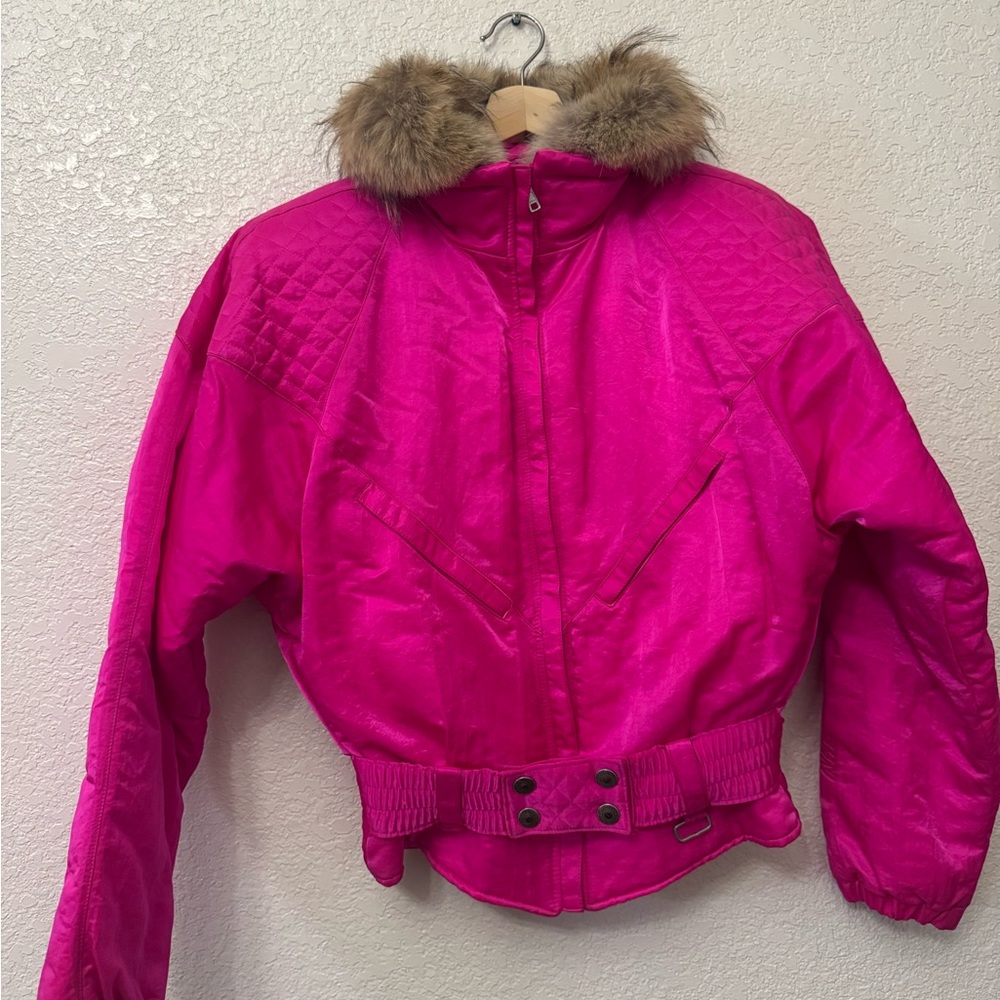 Rare NILS ski jacket with fur collar